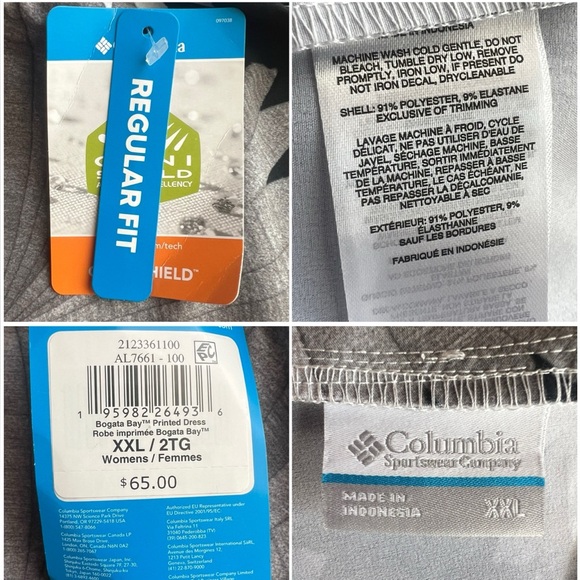 •Columbia Bogota Bay Printed Dress! NEW! - Picture 12 of 16